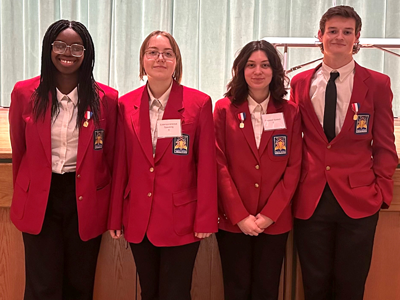 Pictured are Milton Hershey School students who placed first in the recent SkillsUSA competition.