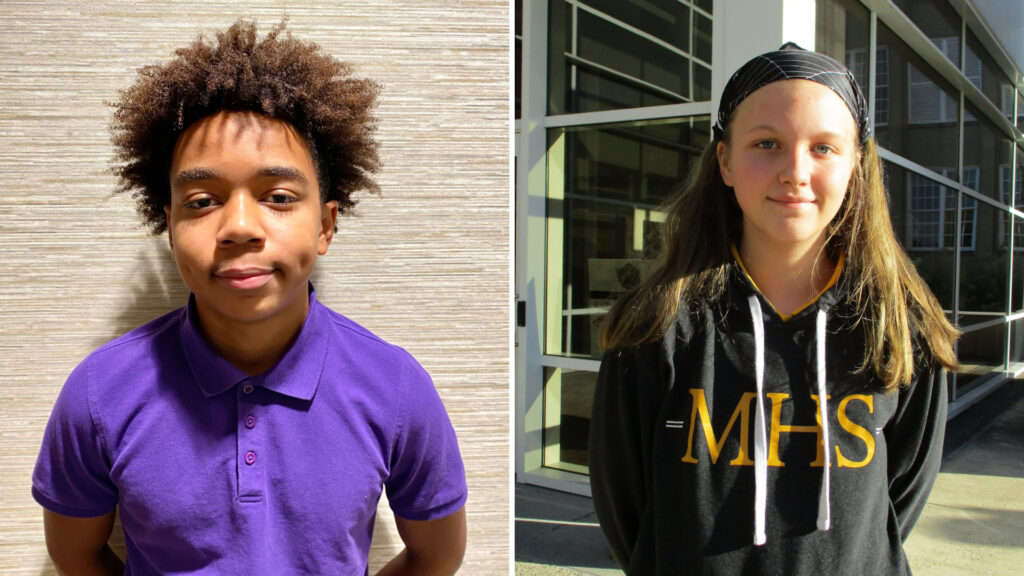 Seventh-graders Jocelynn Crist and Christopher Smith have been recognized at the November 2021 Milton Hershey School Middle Division Scholars of the Month.